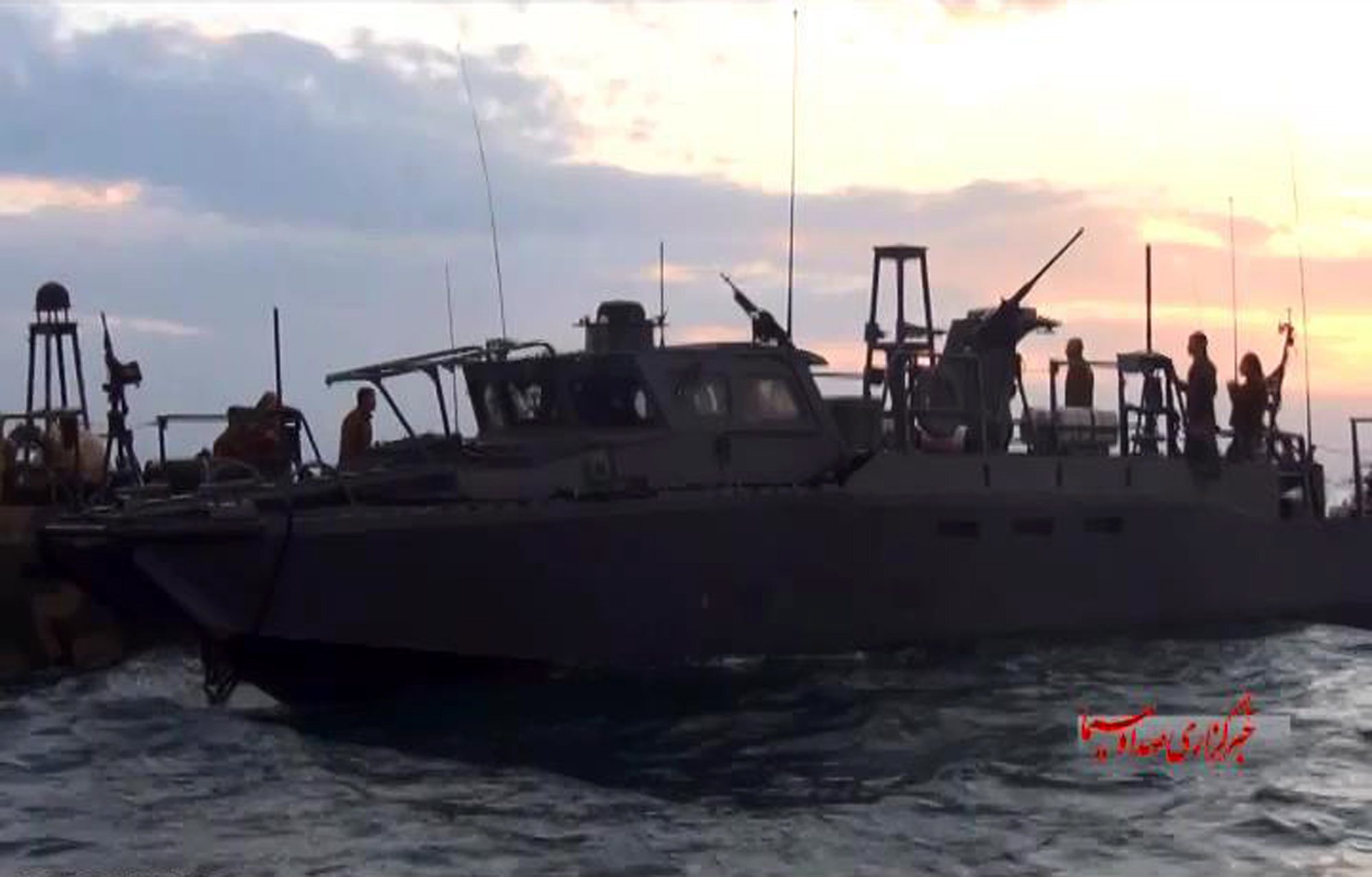 This frame grab from Tuesday video by the Iranian state-run IRIB News Agency, shows American Navy boat in custody of the Iranian Revolutionary Guards in the Persian Gulf, Iran. The 10 U.S. Navy sailors detained by Iran after their two small boats allegedly drifted into Iranian territorial waters around one of Iran&#039;s Persian Gulf islands a day earlier have been freed, the United States and Iran said Wednesday.