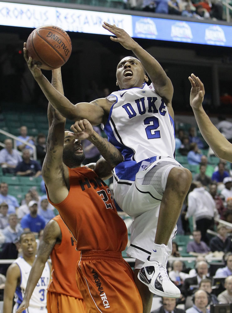 Duke's Nolan Smith (2) was picked in the first round of the NBA Draft by the Portland Trail Blazers.