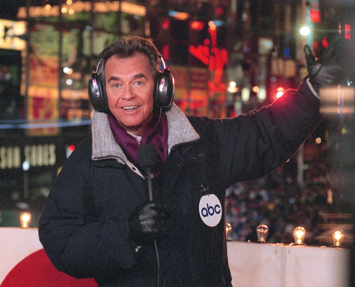 Dick Clark hosts a New Year's eve special from New York's Times Square. Clark, the television host who helped bring rock 'n' roll into the mainstream on &quot;American Bandstand,&quot; has died. He was 82. Spokesman Paul Shefrin says Clark died but did not provide further details.