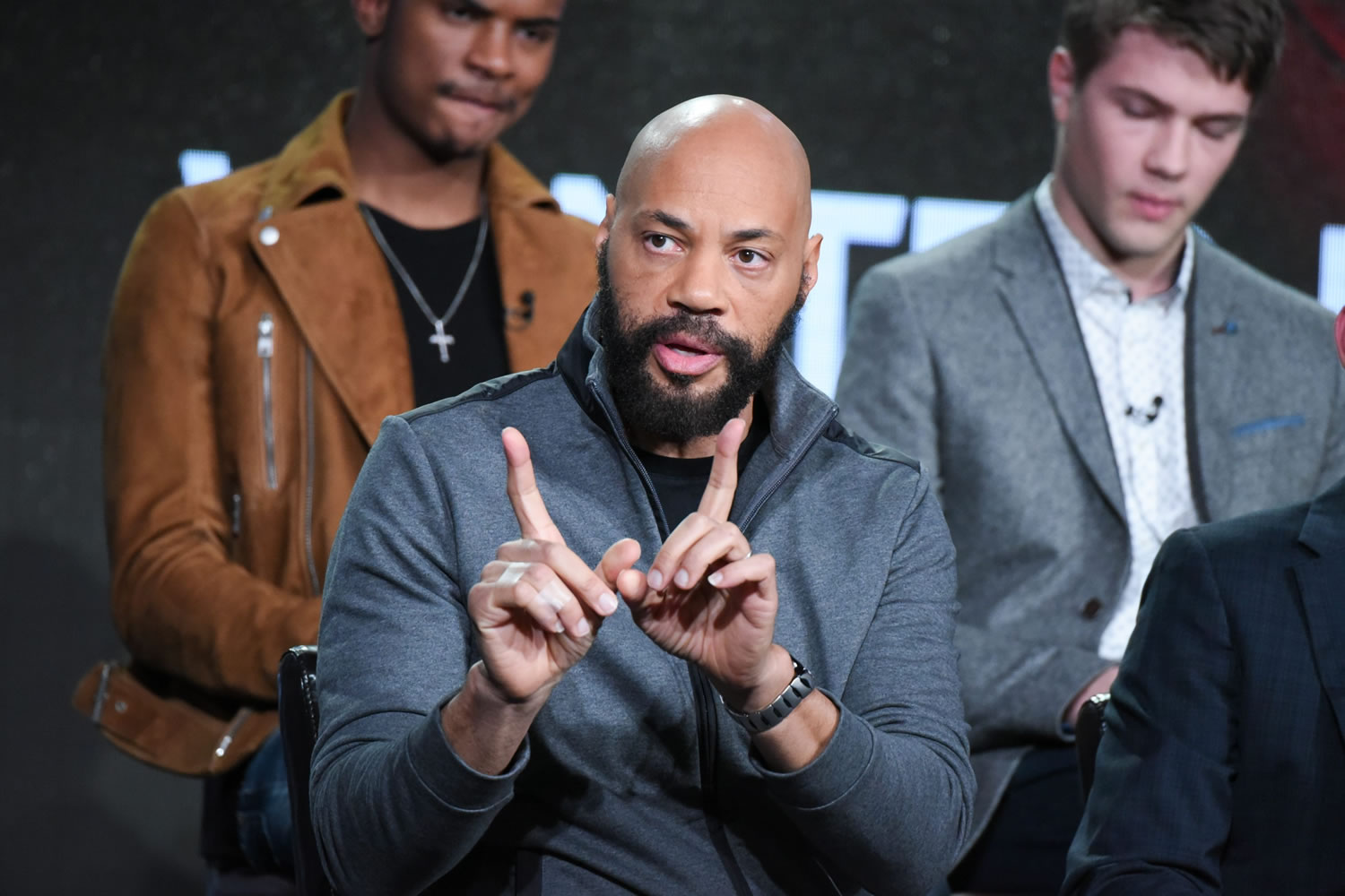 John Ridley participates in the &quot;American Crime&quot; panel at the ABC 2016 Winter TCA in Pasadena, Calif., earlier this month.