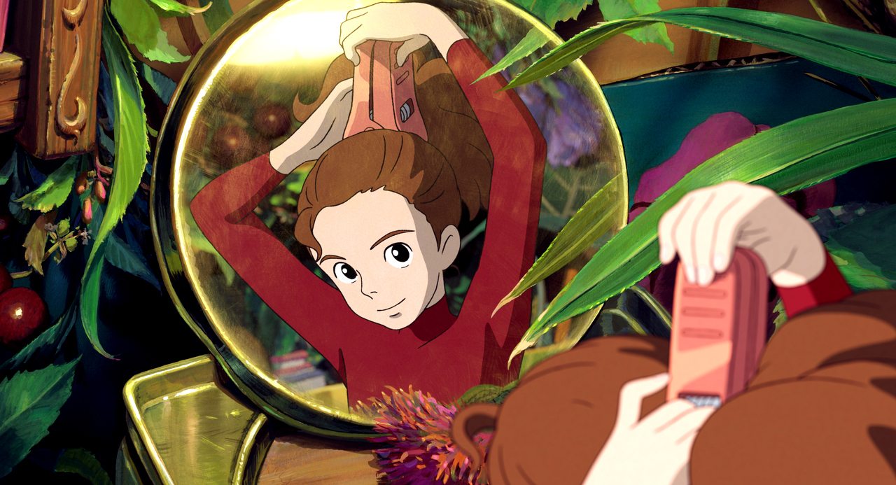 Arrietty, voiced by Bridgit Mender, is a tiny Borrower in a world of much bigger people in &quot;The Secret World of Arrietty.&quot;