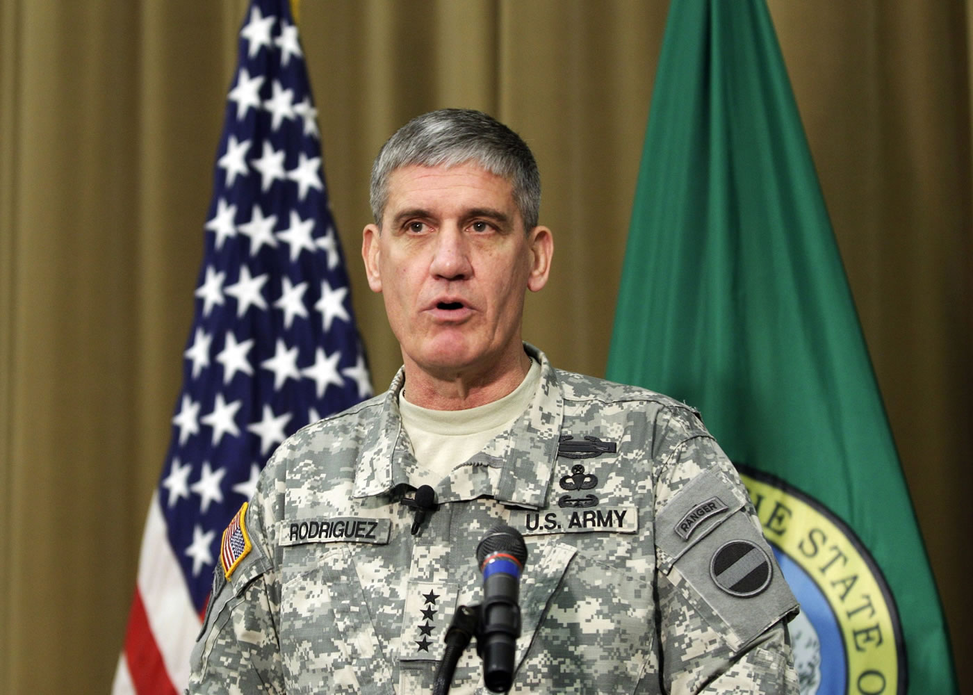 Army Gen. David M. Rodriguez, commanding general of U.S.