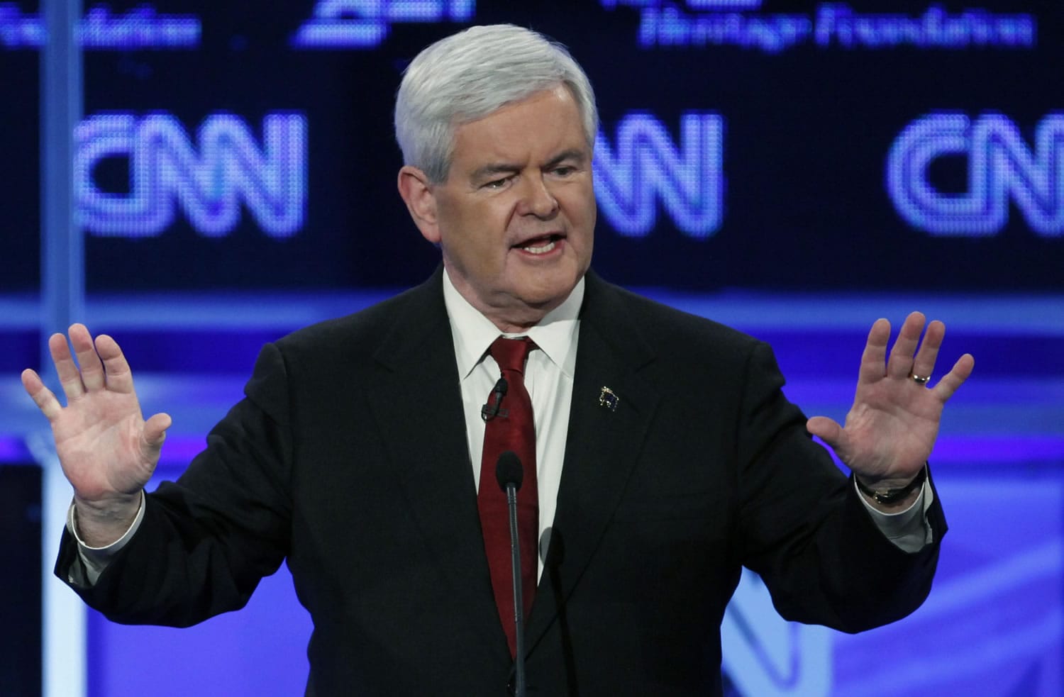 Newt Gingrich 
 Republican presidential candidate and former House speaker