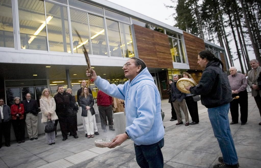 The city of Vancouver owes $16 million on the Firstenburg Community Center, shown here during an opening ceremony in 2006.