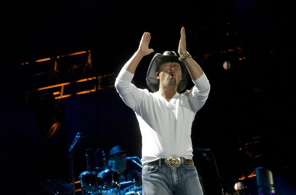 Tim McGraw performs at the Clark County Amphitheater on Wednesday June 25, 2008.