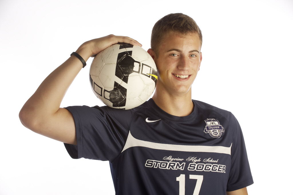Skyview's Cole Howard is the 2012 All-Region boys soccer player of the year.