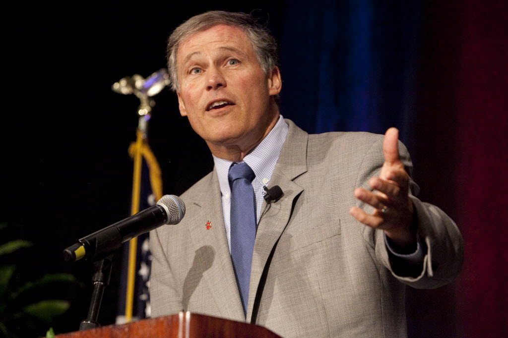 U.S. Rep. Jay Inslee, D-Wash., spoke at a Democratic fundraiser held at the Hilton Vancouver Washington on June 11.