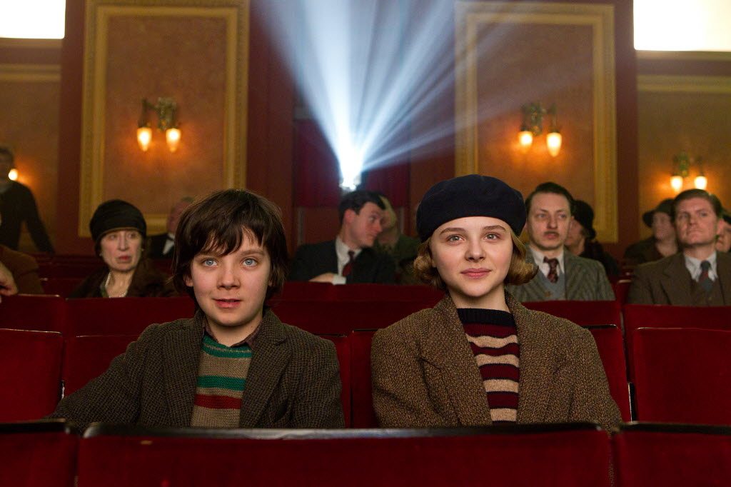 In this image released by Paramount Pictures, Asa Butterfield portrays Hugo Cabret, left, and ChloI Grace Moretz portrays Isabelle in a scene from &quot;Hugo.&quot; The film leads the Academy Awards with 11 nominations.