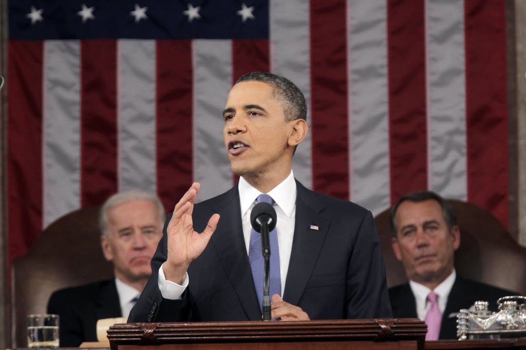President Barack Obama delivers his 2011 State of the Union address last January in Washington.