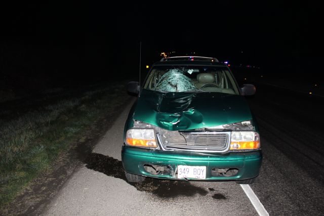 James Whitehorse, 25, of Vancouver was hit and killed by an SUV Tuesday night on Highway 30 in Oregon.