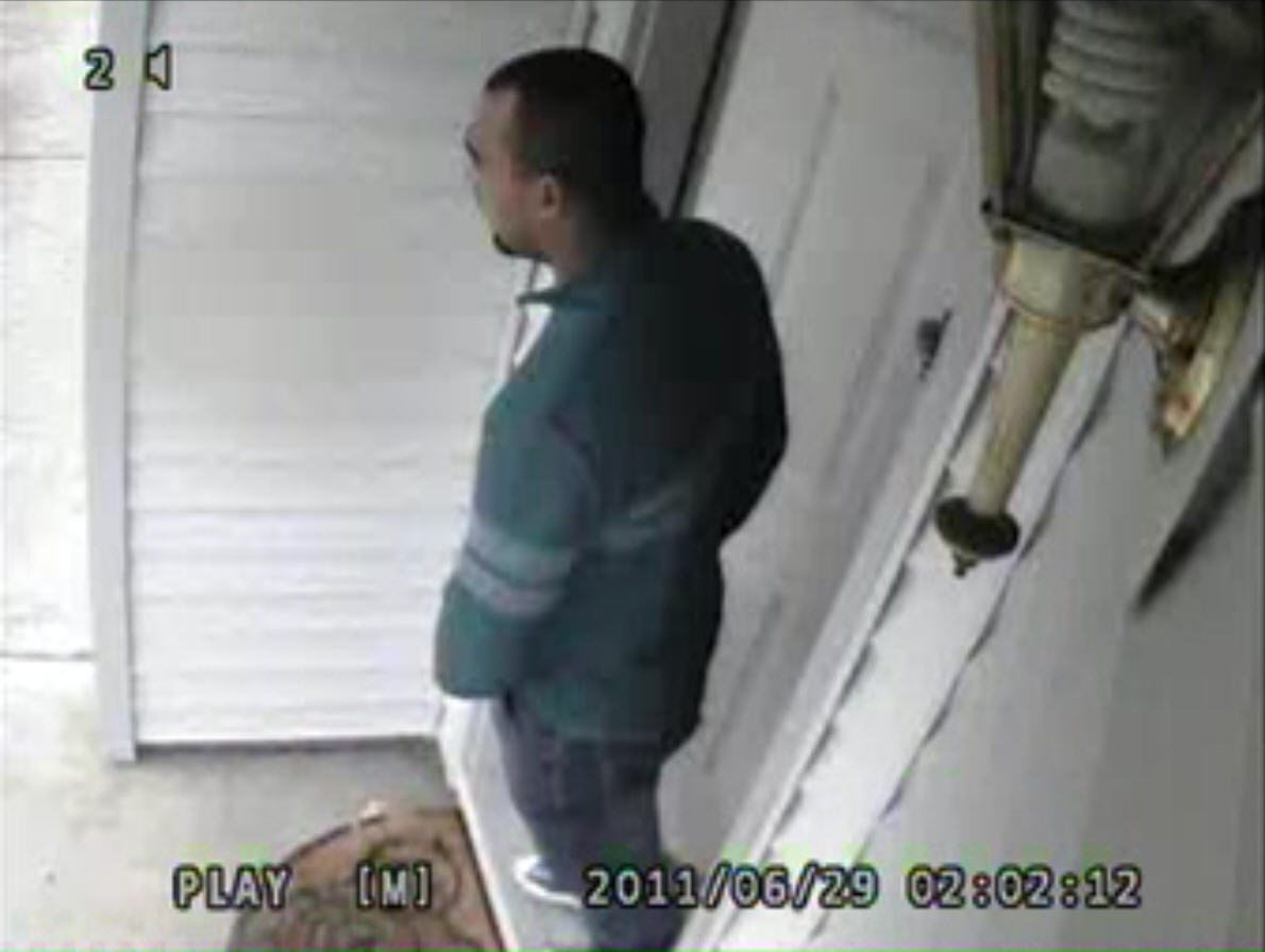 This image was captured by a surveillance camera at a home where a shooting occurred June 28.