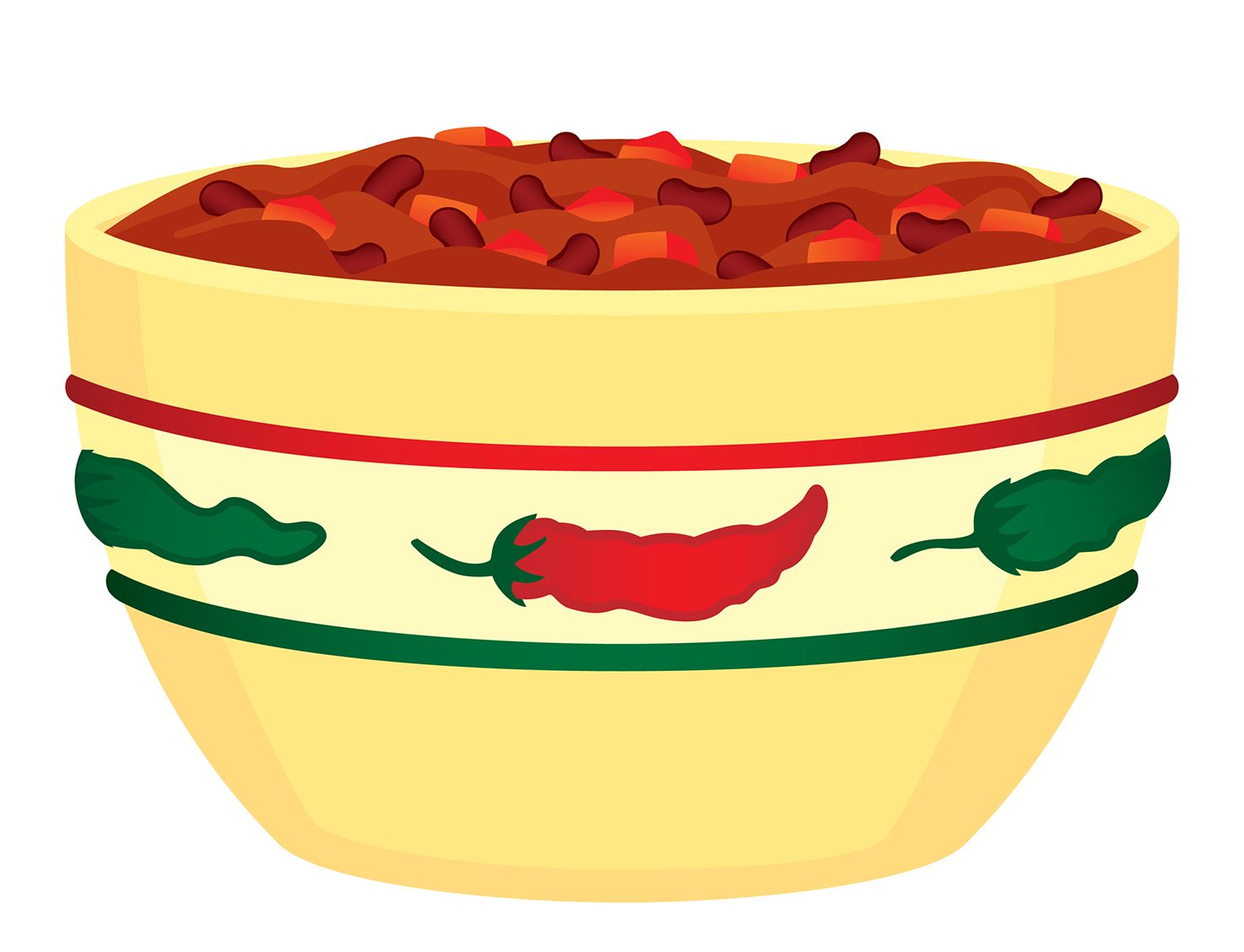 bowl of chili clip art