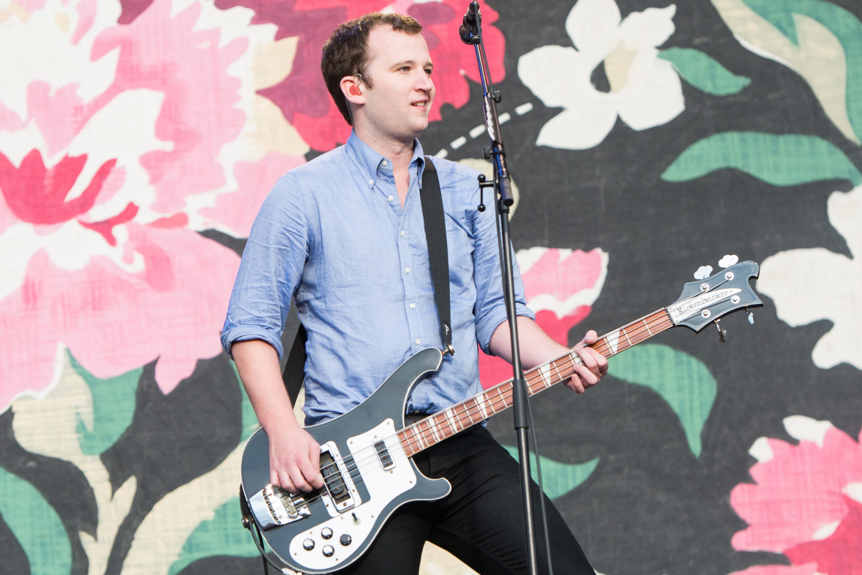 Chris Baio of Vampire Weekend performs at Reading Festival on Aug. 22, 2014, in Reading, England.