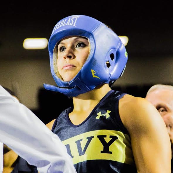 Stephanie Simon, Evergreen High School grad and Naval Academy boxer.