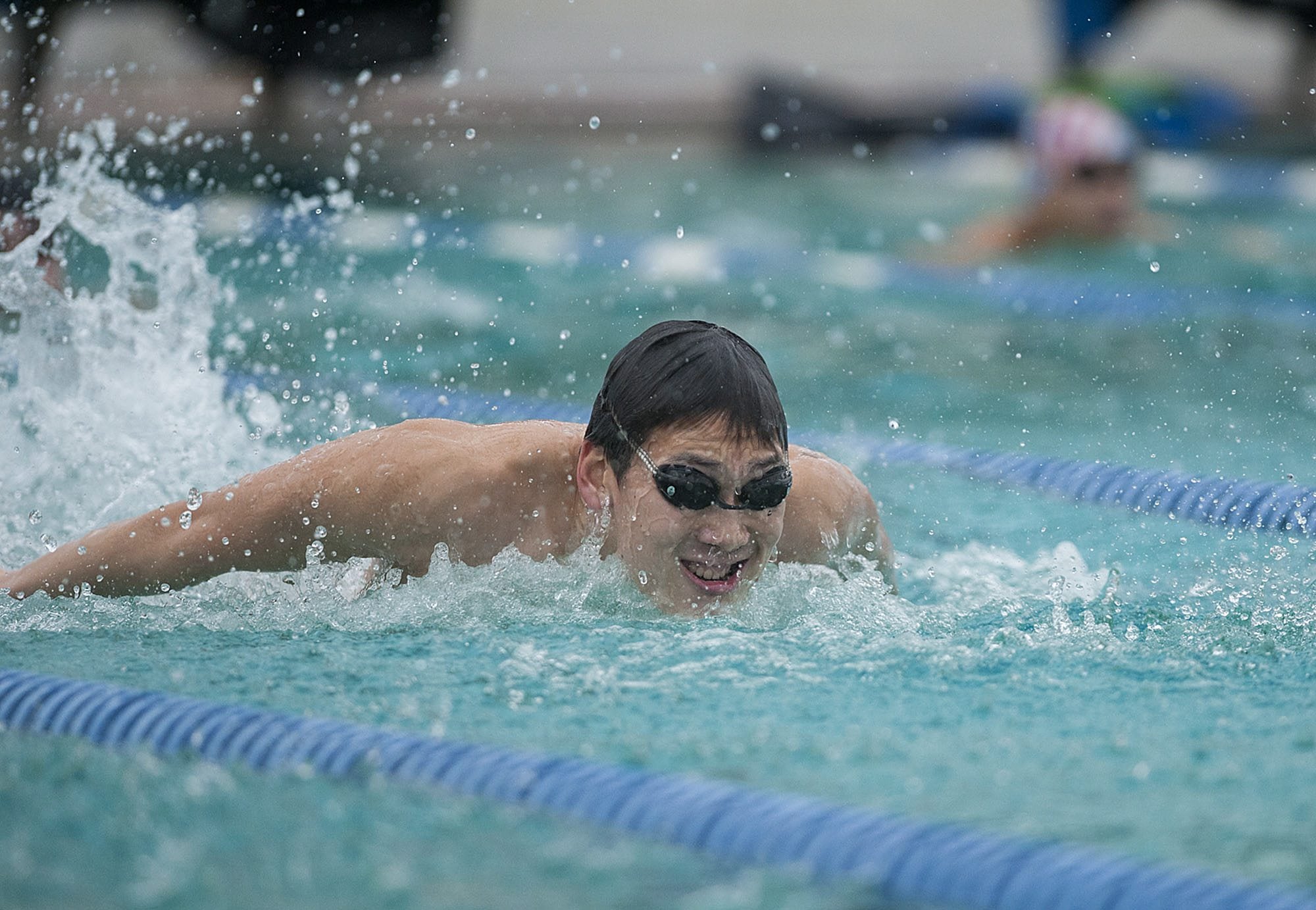 After joining the Camas swim team with a nudge from a senior, Mark Kim has his sights on a possible state title in the 500 freestyle.
