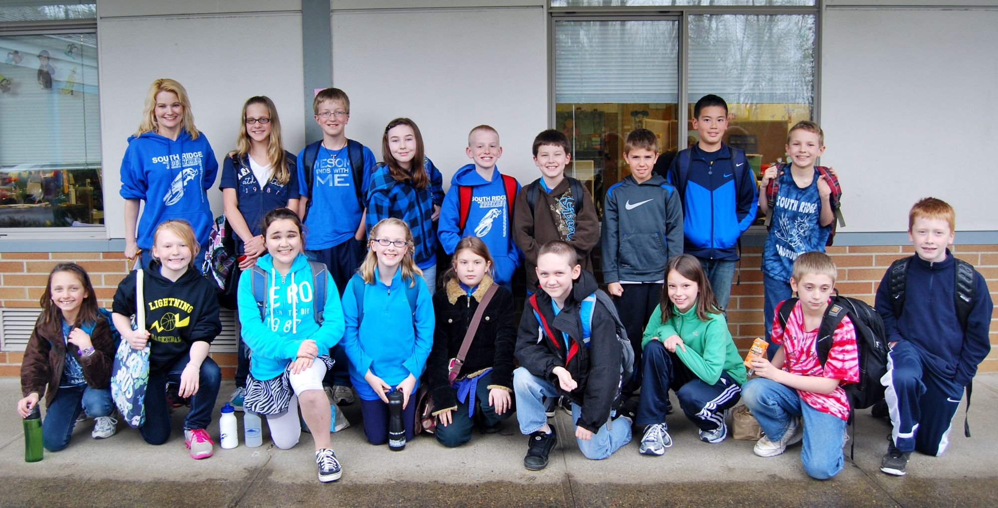 The fourth grade math team from South Ridge Elementary School in Ridgefield placed first in its division at the Math is Cool Regional Championship competition April 15.