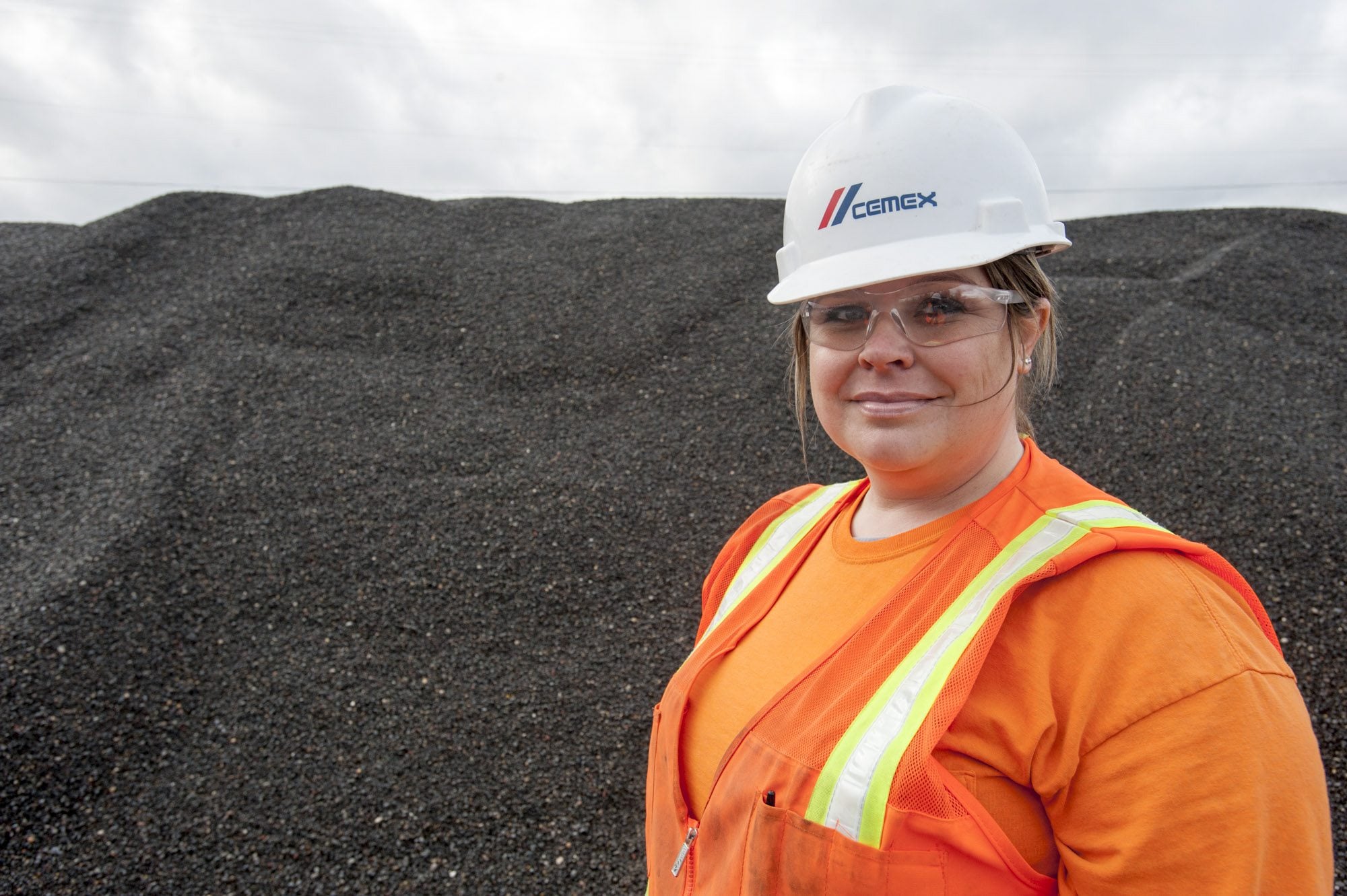 Katie Summers is a quality control tech at CEMEX in east Vancouver.