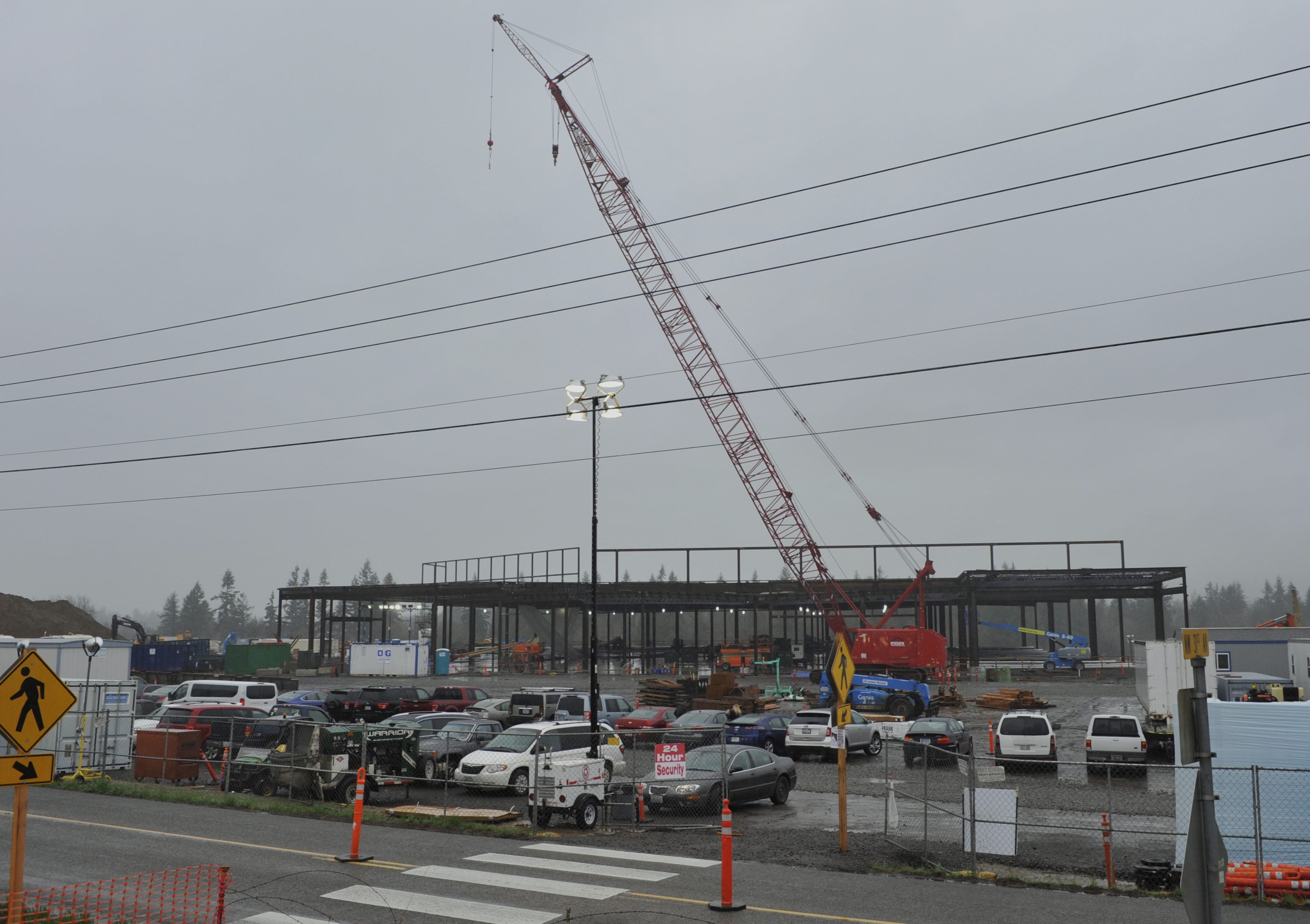 The Cowlitz Tribe's casino-resort is beginning to take shape on its reservation west of La Center.