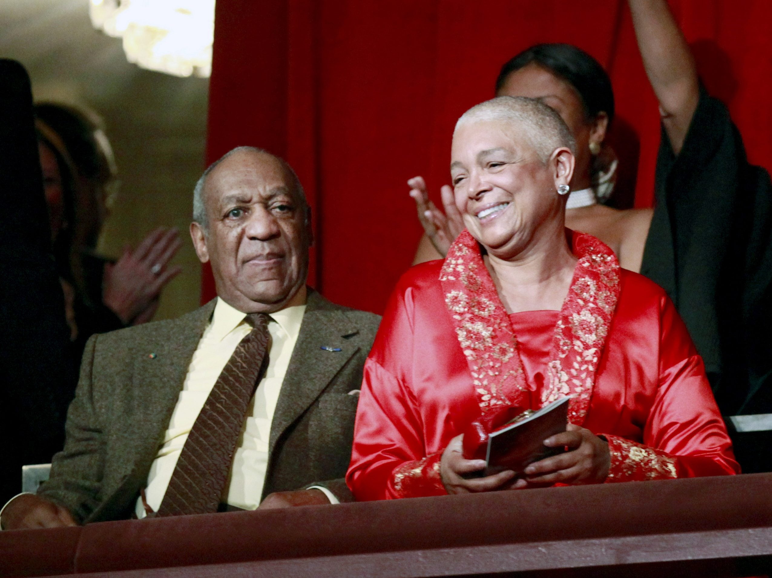 Comedian Bill Cosby, left, and his wife Camille appear at the John F. Kennedy Center for Performing Arts in 2009 before Bill Cosby received the Mark Twain Prize for American Humor in Washington.
