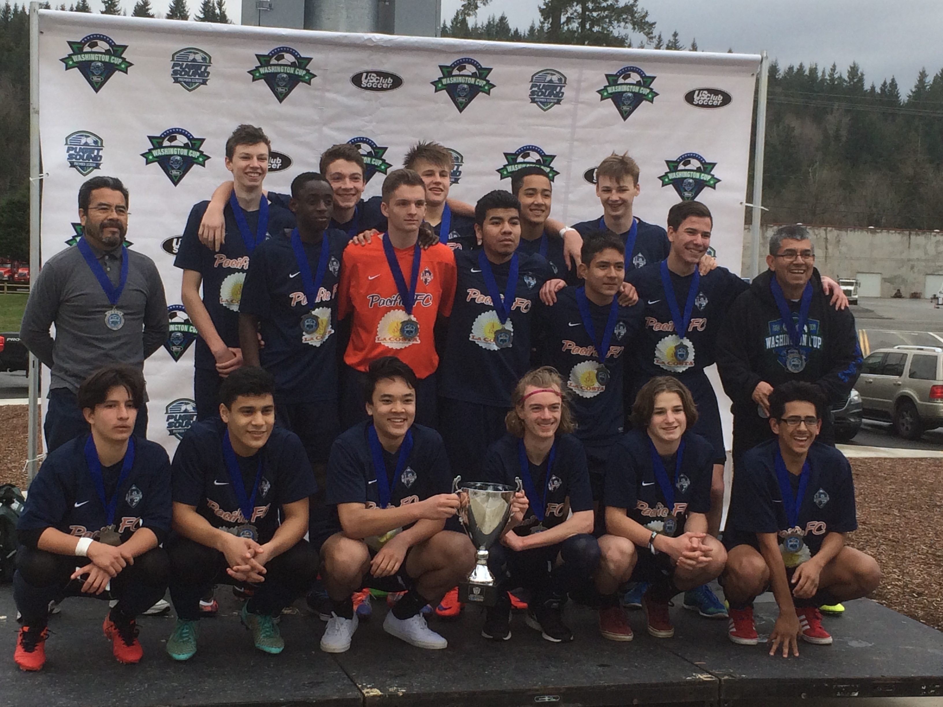 The Pacific FC B98 Cheetahs won the finals of the Puget Sound Premier League Washington Cup in Ravensdale on Sunday, Feb. 21, 2016.