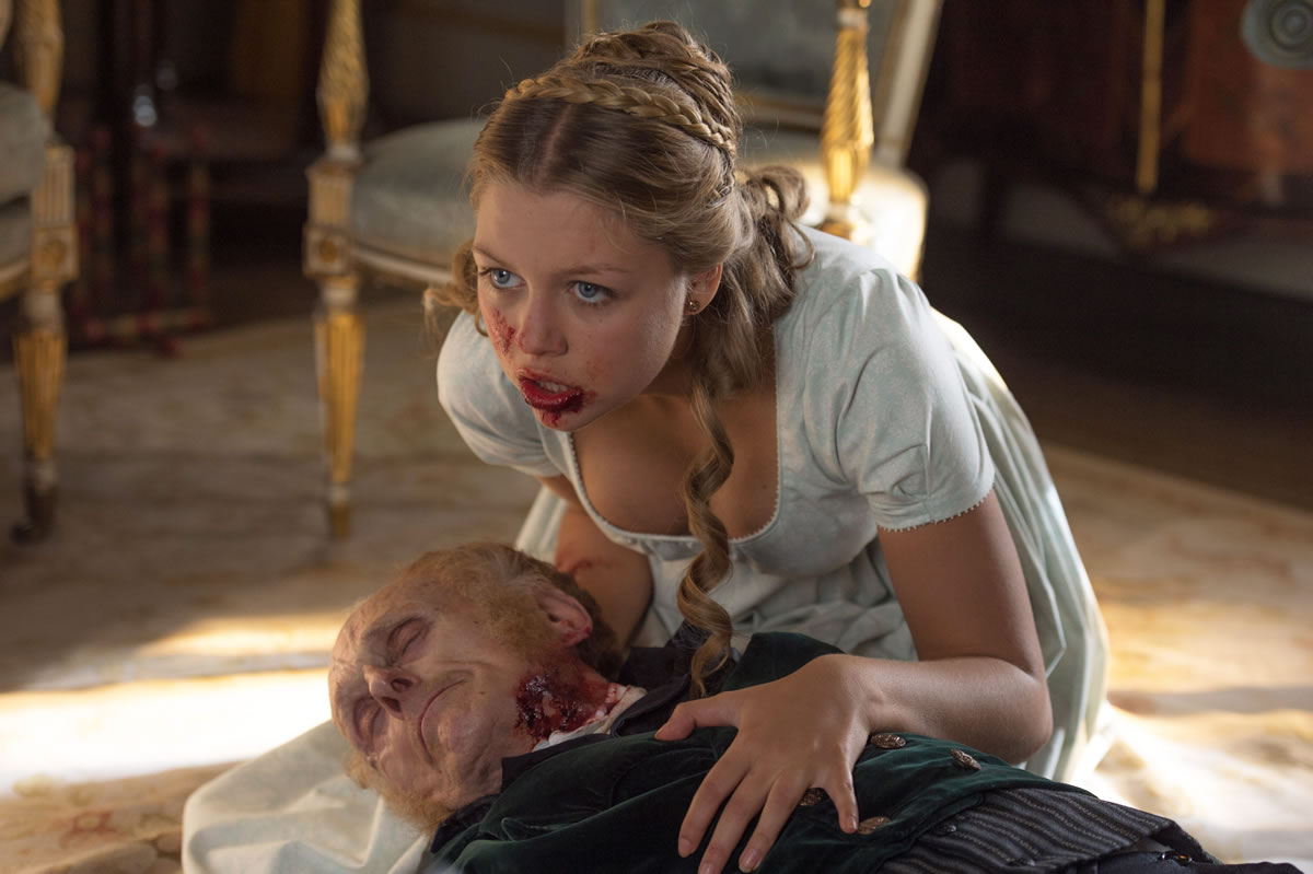 Jess Radomska stars in &quot;Pride and Prejudice and Zombies.&quot; (Jay Maidment/Screen Gems, Sony)