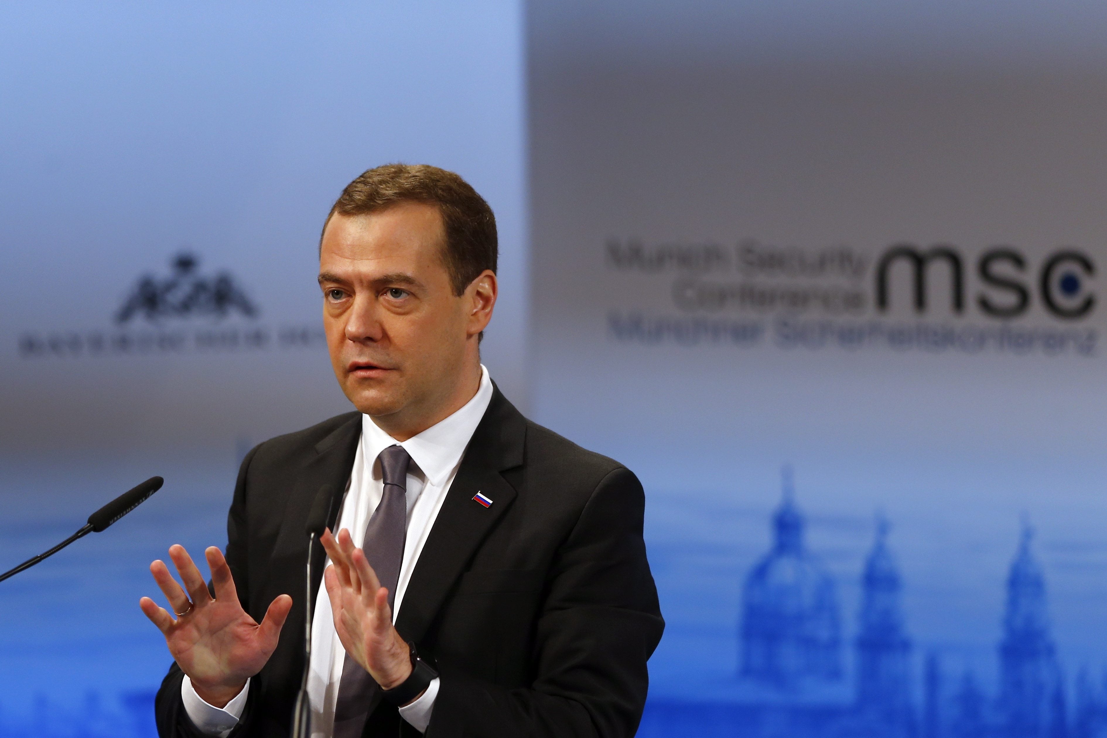 Dmitry Medvedev
Russian prime minister