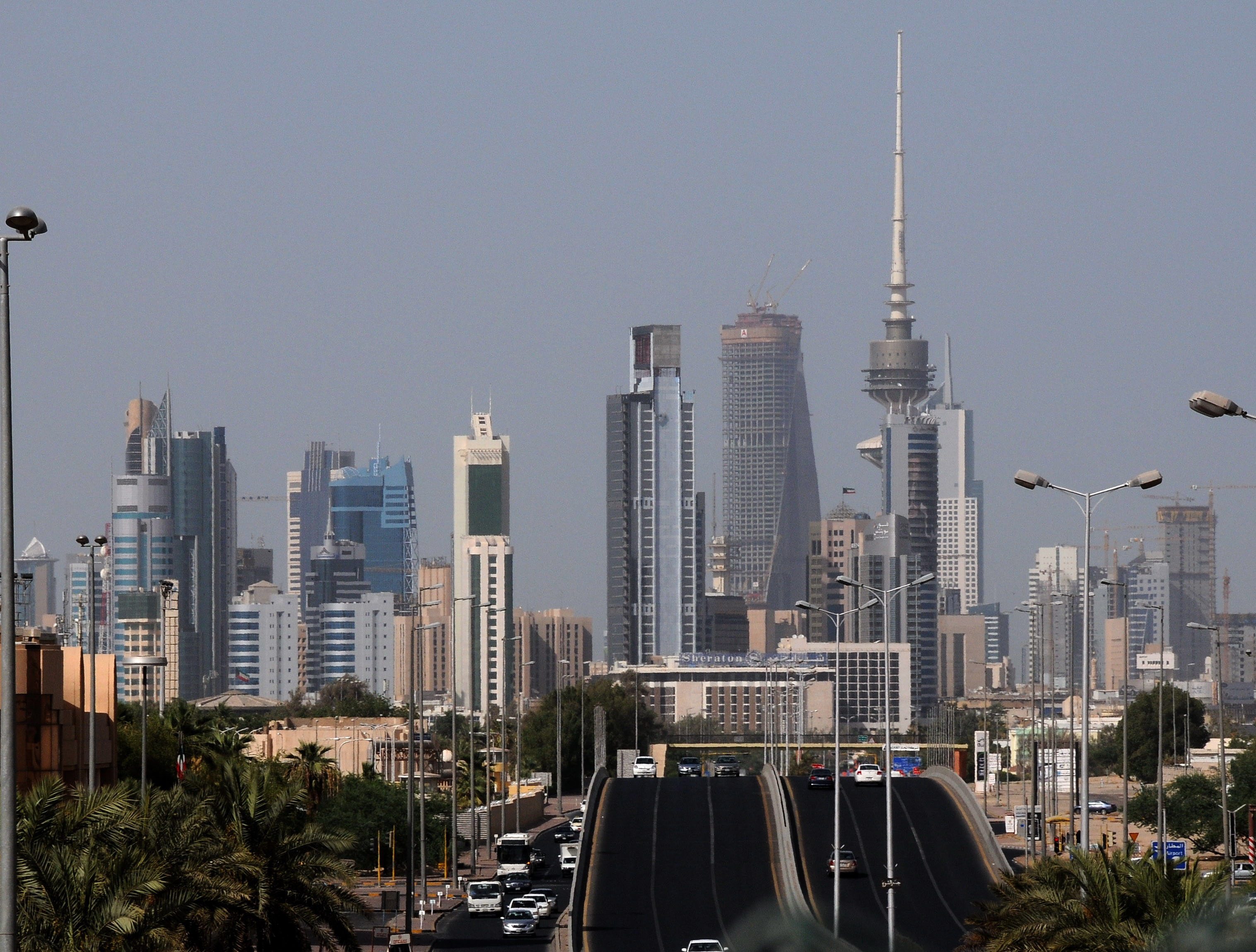The Kuwait City skyline in 2009.