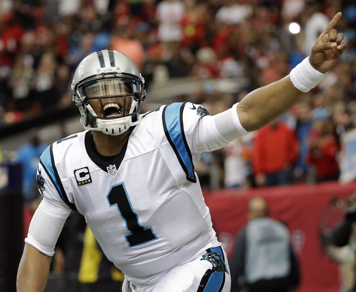 Carolina Panthers quarterback Cam Newton was named the NFL's MVP on Saturday.