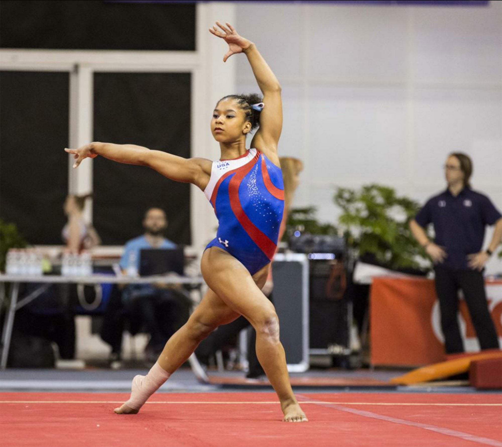 Jordan Chiles of Vancouver won her first international all-around title at the City of Jesolo Trophy meet March 19 in Jesolo, Italy.