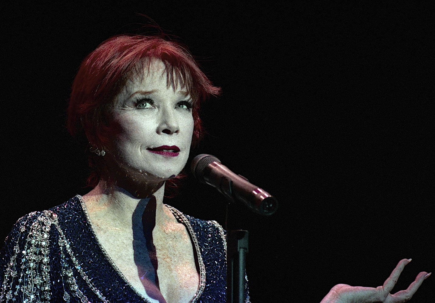 Shirley MacLaine performs in June at the Warner Theater in Washington, D.C.