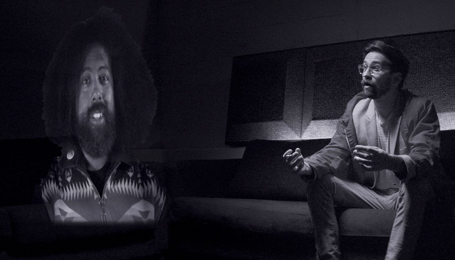Reggie Watts, left, and Benjamin Dickinson star in &quot;Creative Control.&quot; (Magnolia Pictures)