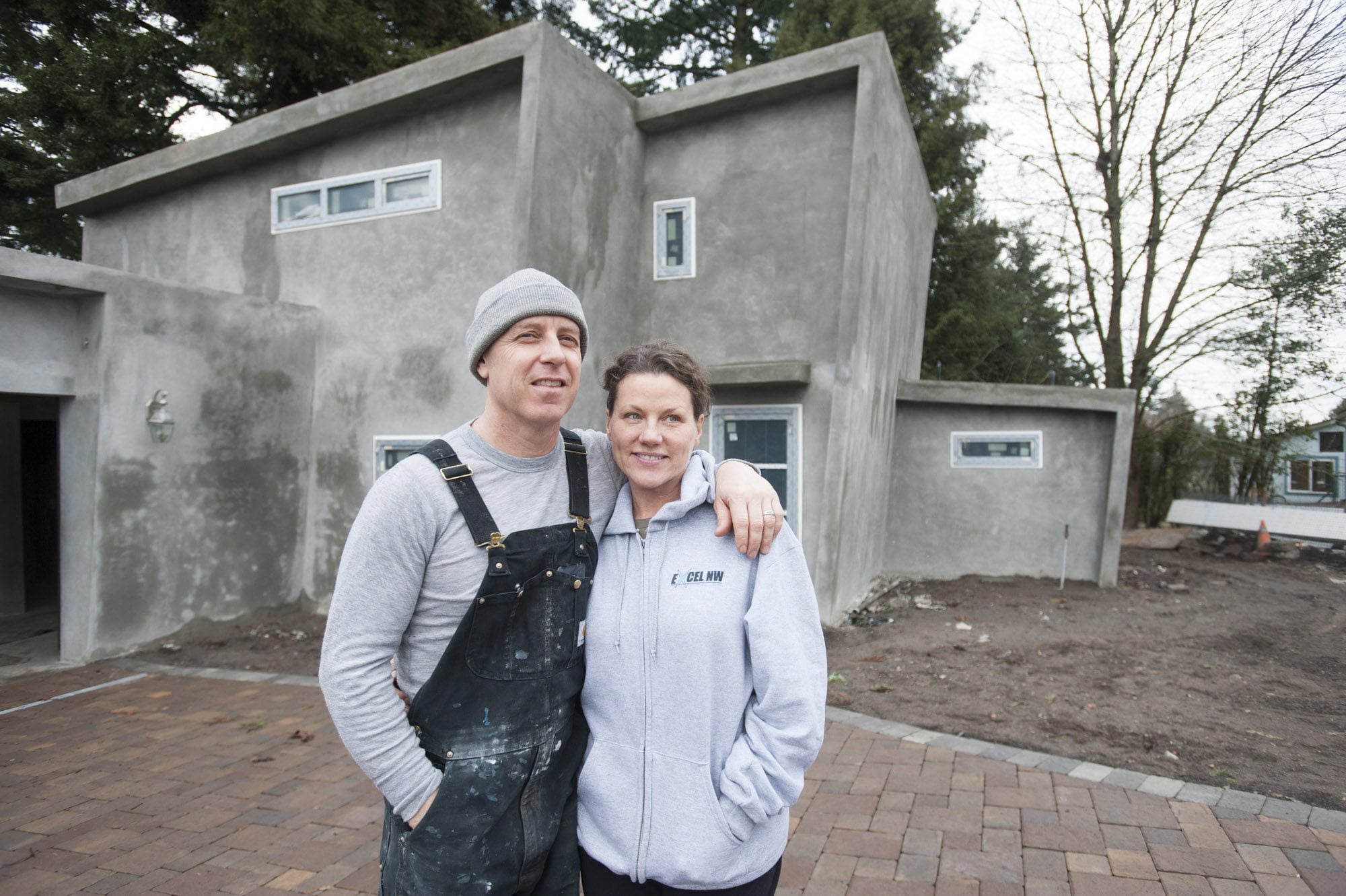 After living in Arizona for 16 years, Stefan and Angela Walz returned to Vancouver and had trouble finding an affordable home. Their solution: They bought an unfinished concrete home. &quot;We&#039;ve had a lot of people come by and say these are just like the houses that my family builds in Mexico,&quot; Stefan said.