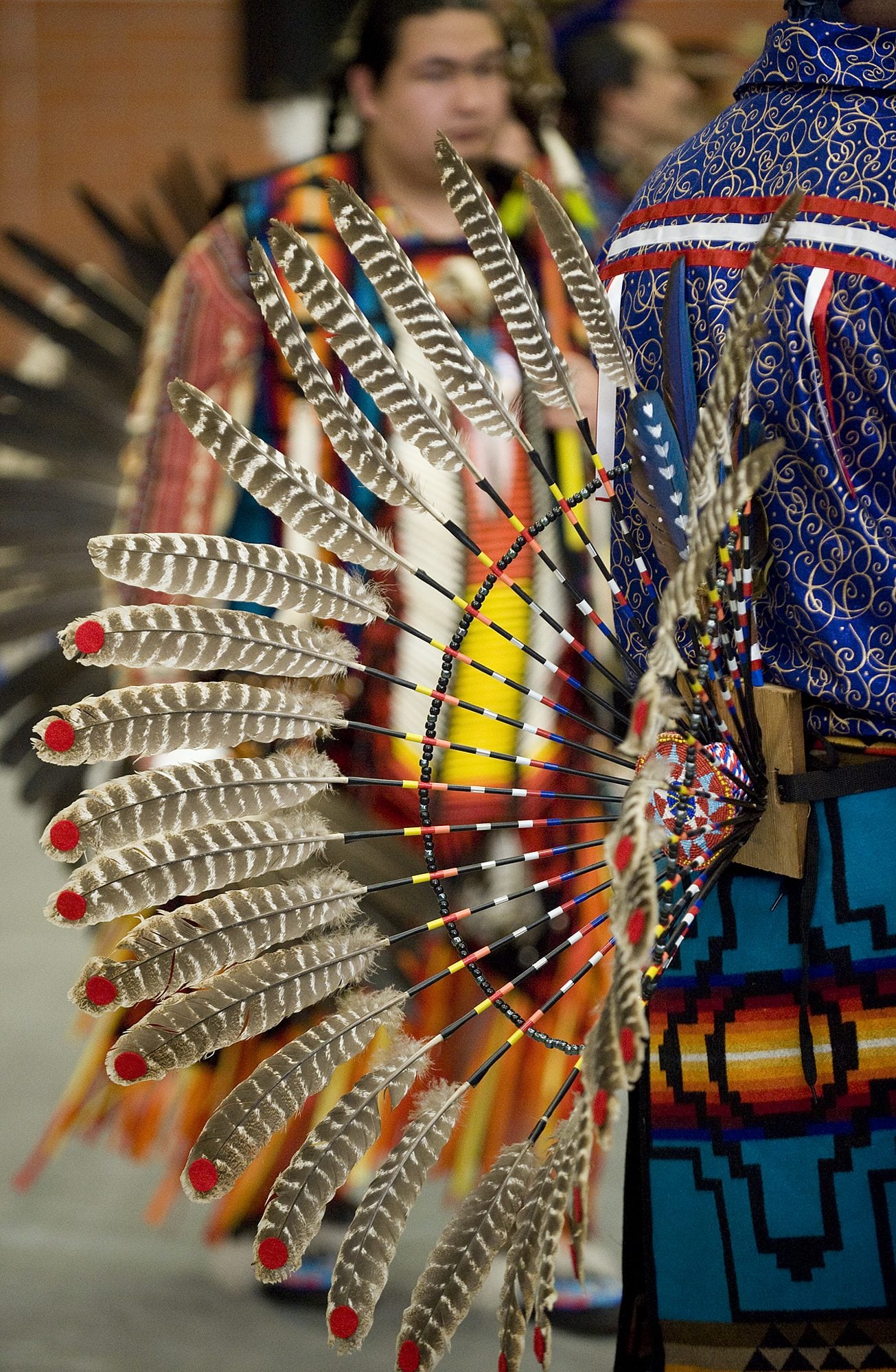 Colorful regalia makes every pow wow a feast for the eyes.