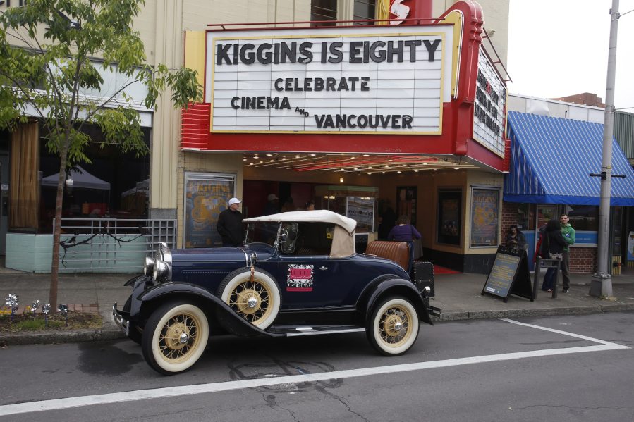 Kiggins Theatre celebrates its 80th birthday in downtown Vancouver on Sunday.