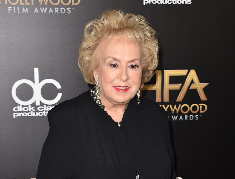 Doris Roberts arrives in 2015 at the Hollywood Film Awards in Beverly Hills, Calif. The &quot;Everybody Loves Raymond&quot; actress died April 17 at 90.