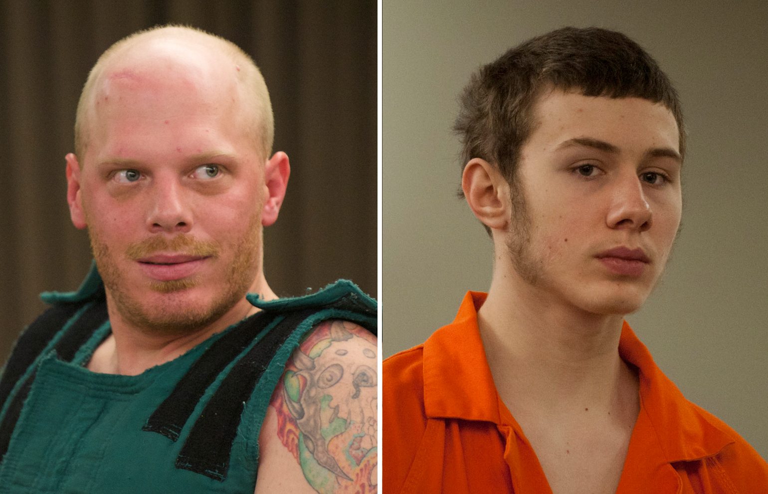 Vincent Burnett, 30, left, was sentenced to 17 years, and 16-year-old Roy Thompson Jr. was sentenced to 16 years  in violent 2015 residential burglary, in which Buddhist nun was attacked.