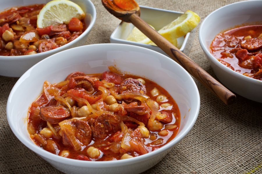 Tomato and Chorizo Stew.