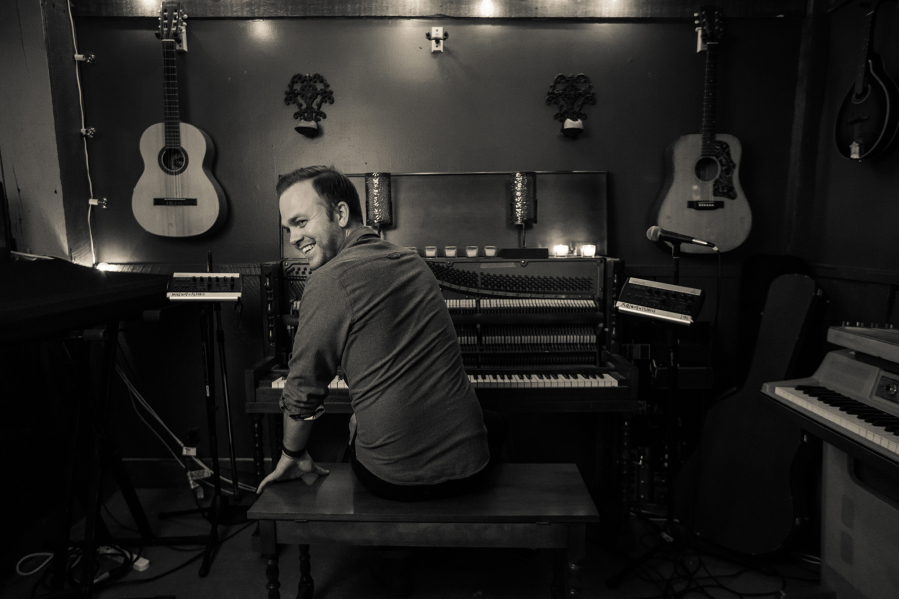 Vancouver native Justin Klump in a Nashville studio.
