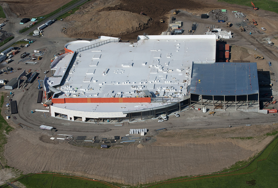 Construction on the new Cowlitz Casino is continuing, as seen Friday morning, May 13, 2016.