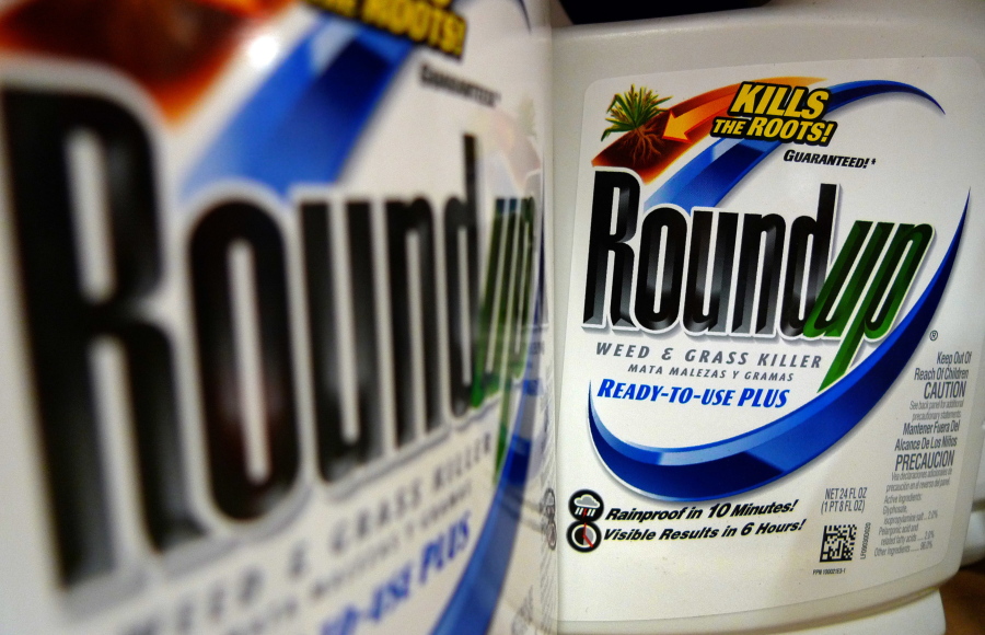 Roundup herbicide is a product of Monsanto.