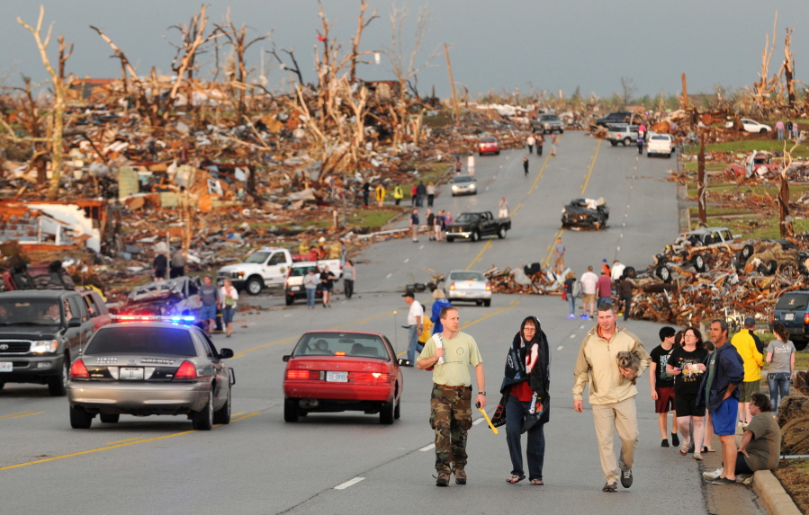 A massive tornado hit Joplin, Mo., on May 22, 2011, killing 161 people and leveling parts of the city.