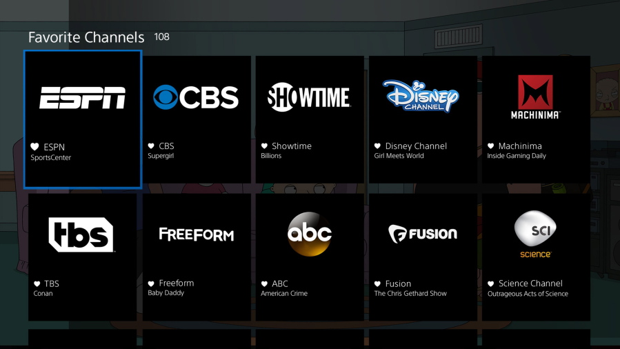 Sony demonstrates its PlayStation Vue streaming-TV service. Online services such as Sling TV and PlayStation Vue are emerging as alternatives to cable TV, while Hulu plans to start its own online service.