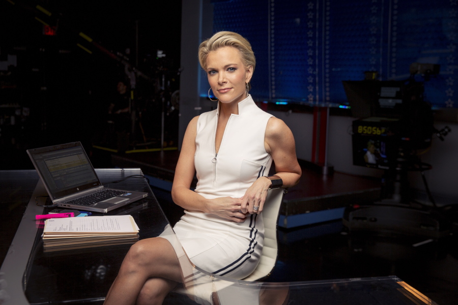 In this May 5, 2016 file photo, Megyn Kelly poses for a portrait in New York. Donald Trump was a guest on Kelly?s first Fox network special, &quot;Megyn Kelly Presents,&quot; which aired  May 17.