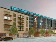 A rendering of the Indigo Hotel project slated for the Vancouver Waterfront.