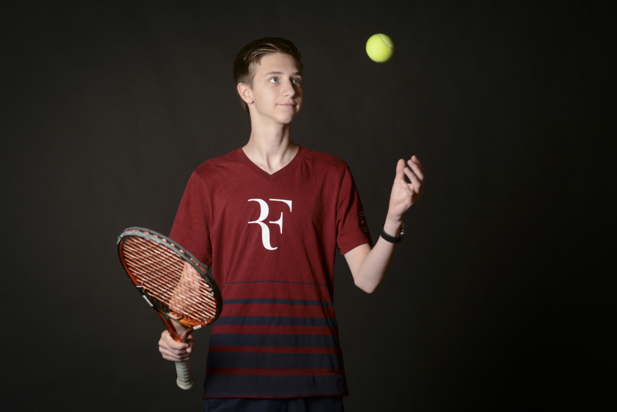 All-Region boys tennis player, Andrew Kabacy, of Skyview High School, as seen at The Columbian Wednesday, June 8, 2016.