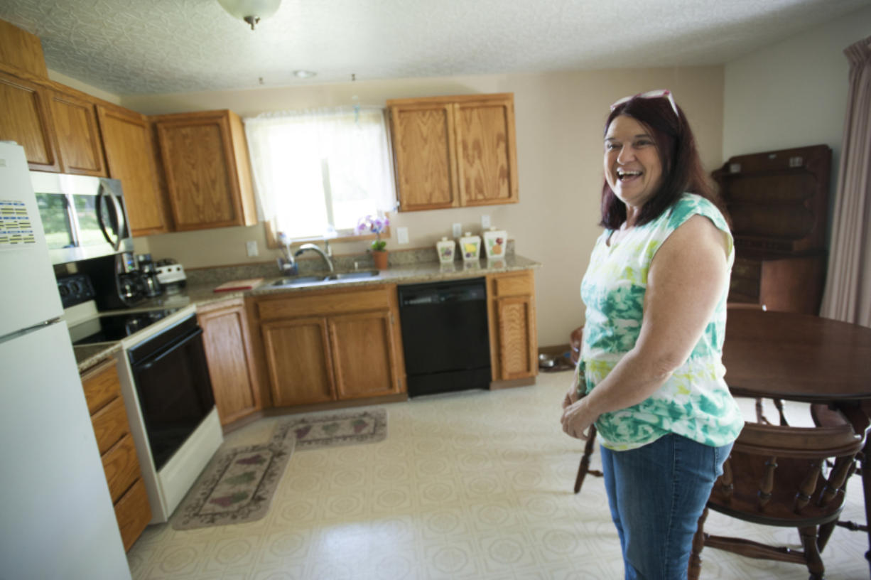Kori York was the first client to buy a Proud Ground house outside of unincorporated Clark County. Becoming a homeowner was &quot;a God shot&quot; for the recovering addict.