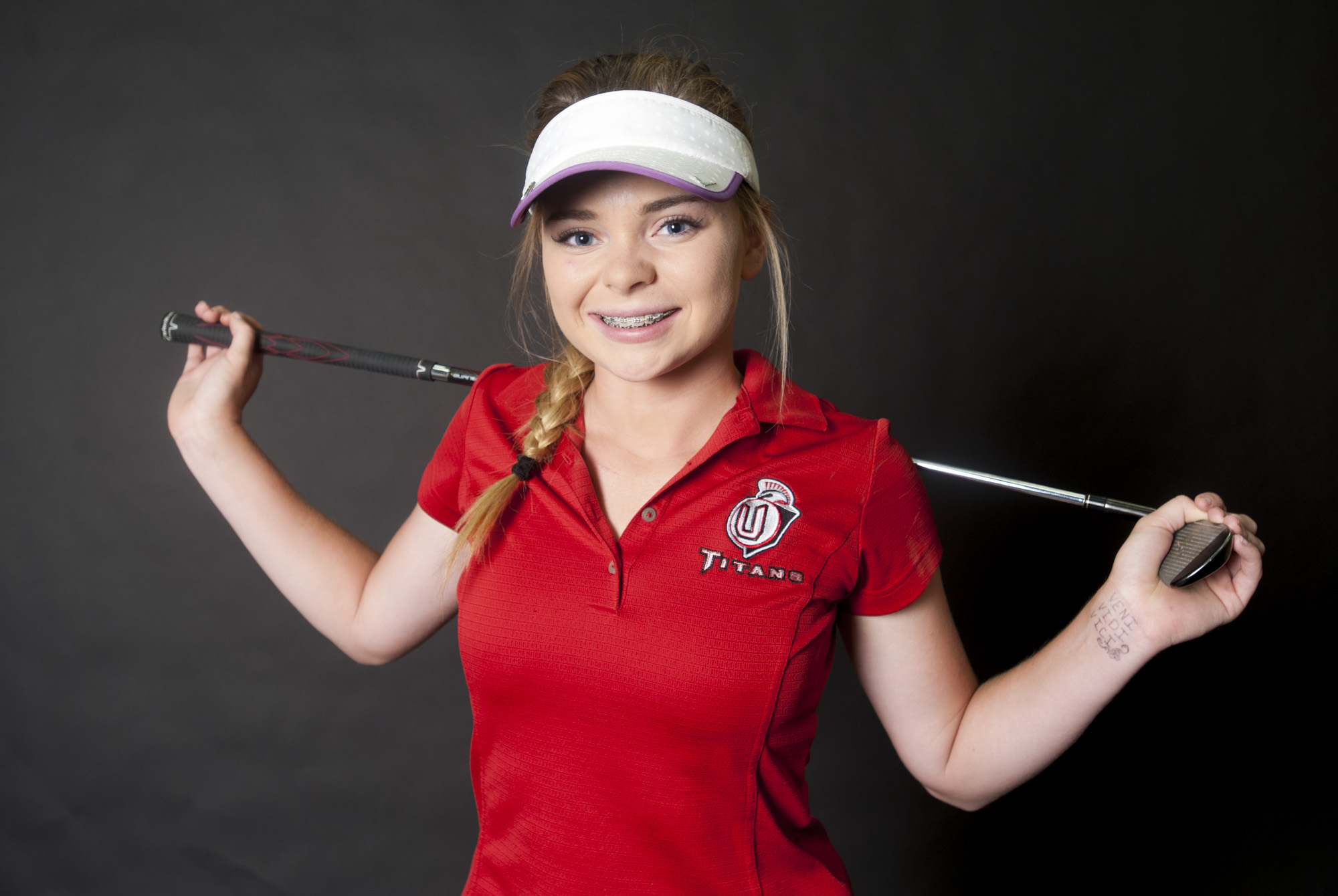 Taylor Hartley of Union is our All-Region girls golfer of the year, seen here, posing for a portrait in Vancouver Tuesday June 7, 2016.