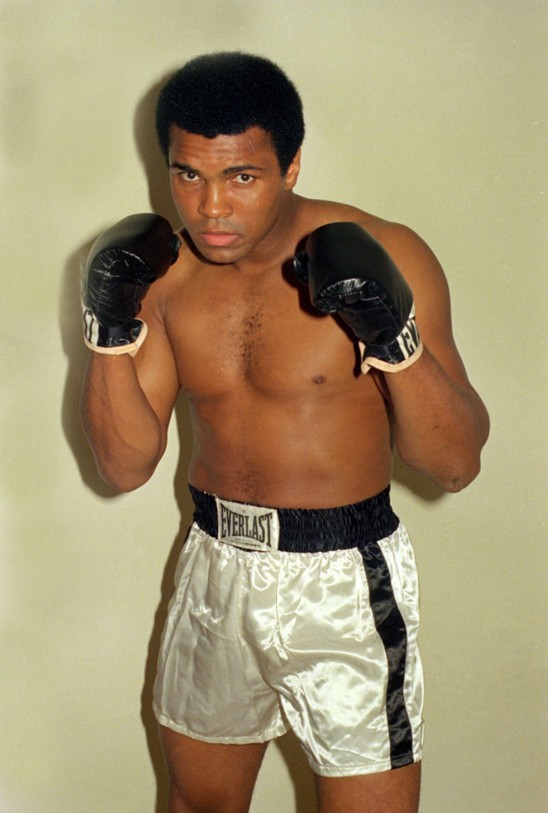 Muhammad Ali from Oct. 9, 1974.  Ali, the magnificent heavyweight champion whose fast fists and irrepressible personality transcended sports and captivated the world, has died according to a statement released by his family Friday, June 3, 2016. He was 74. (AP Photo/Ross D.