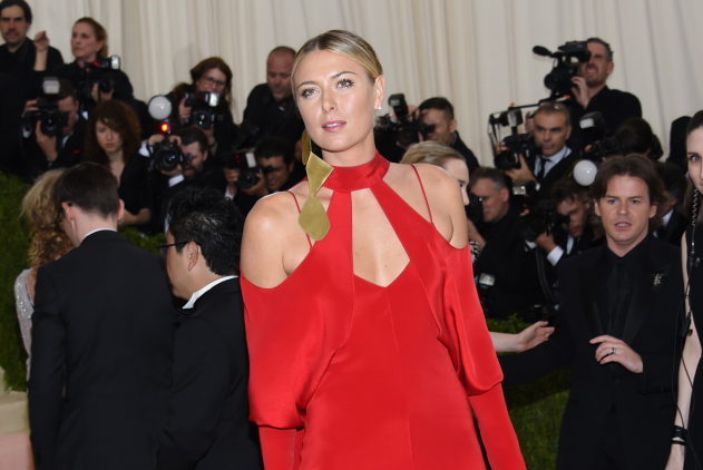 Maria Sharapova arrives at The Metropolitan Museum of Art Costume Institute Benefit Gala, celebrating the opening of &quot;Manus x Machina: Fashion in an Age of Technology&quot; in New York.