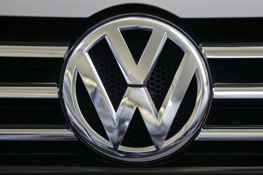 The Volkswagen logo (AP Photo/Gene J.